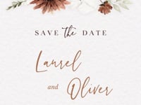 LAUREL Boho Save the Date Video Template