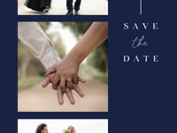 LAURA Navy Save the Date Video Template