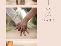 LAURA Blush Pink Save the Date Video Template