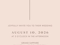 LAURA Blush Pink Wedding Invitation Video Template