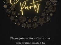 Holiday Party Invitation Template Video