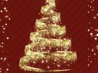 Christmas Tree Invitation Animated - Red