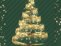 Christmas Tree Invitation Animated - Green