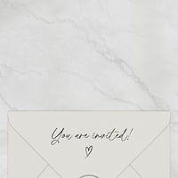 LAURA White Animated Wedding Invitation Video Template