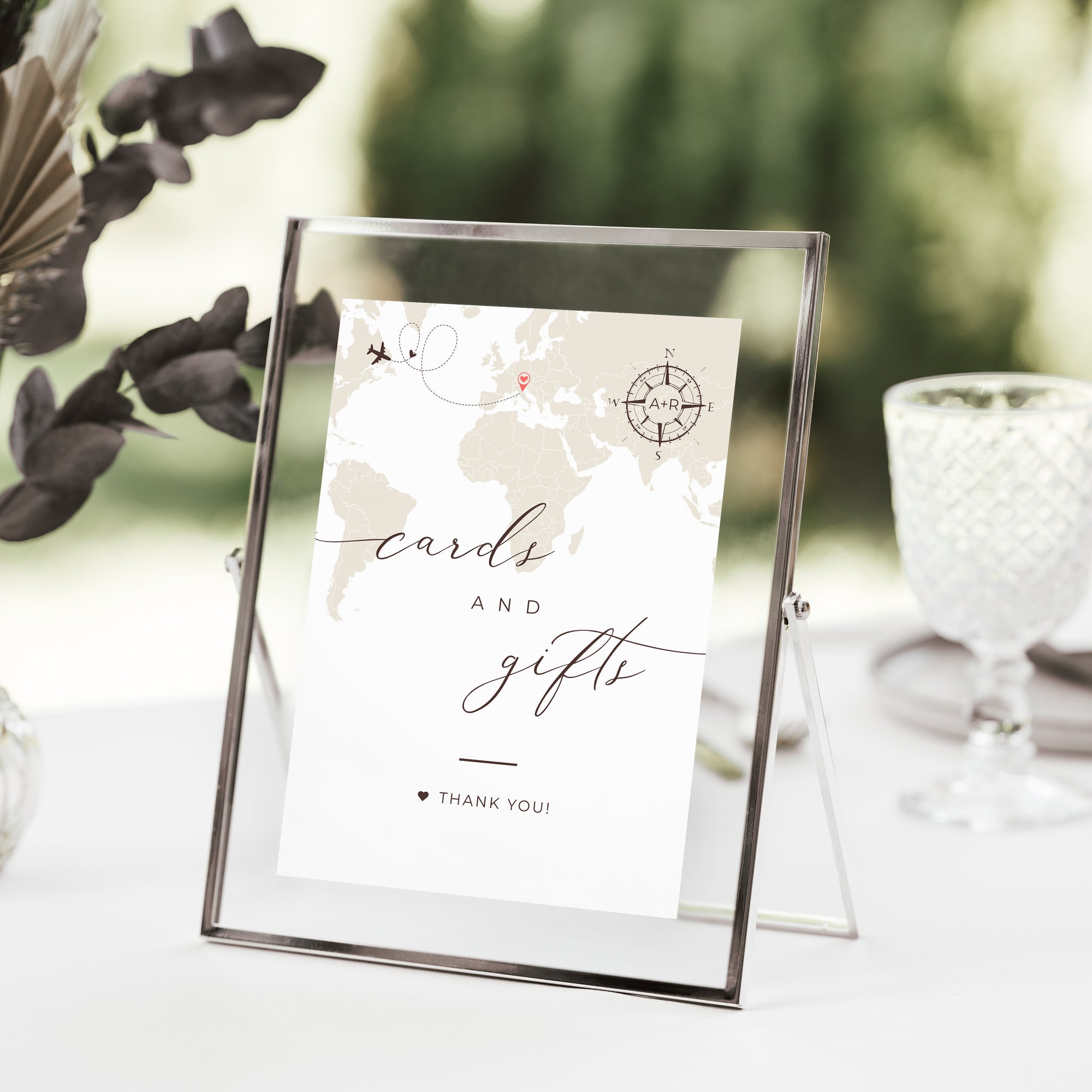 Sofia | Cards And Gifts Sign Template