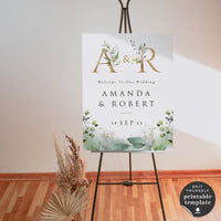 Flora | Welcome To Our Wedding Sign Template