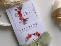 SCARLETT Passport Wedding Invitation Template