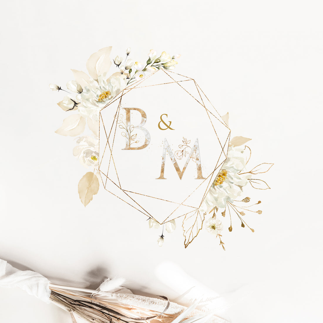 Dora | Wedding Monogram Logo Template