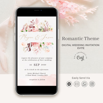 Fiorella | Romantic Electronic Wedding Invitation