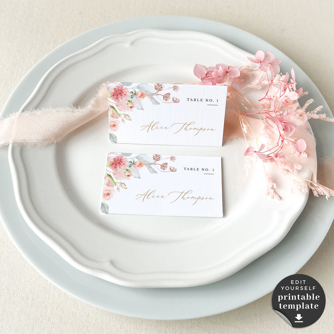 Fiorella | Romantic Wedding Name Place Cards Template fiorella-romantic-wedding-name-place-cards-template