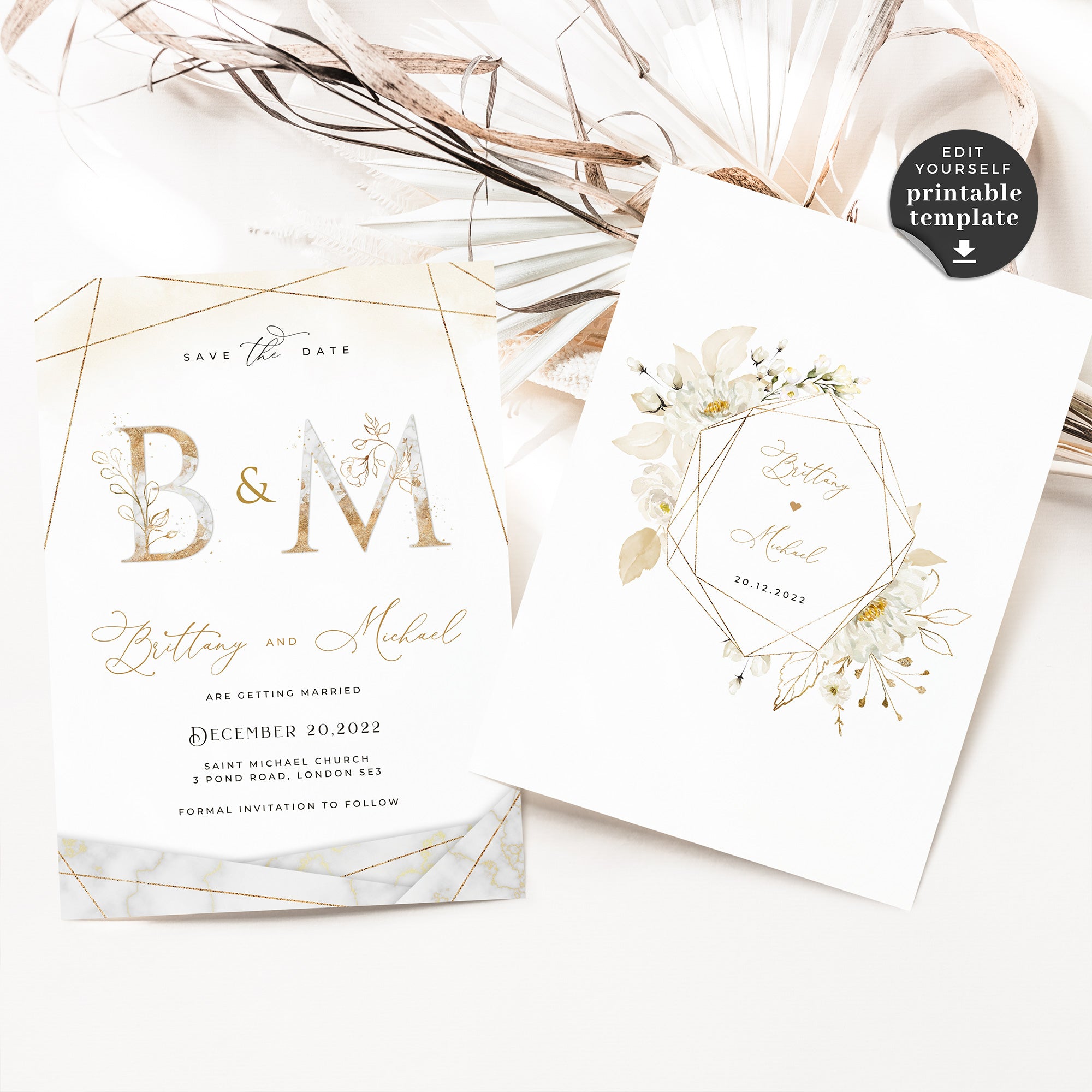 Dora | Save The Date Invitation Template