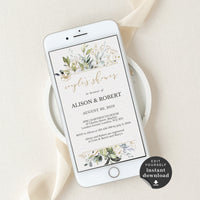 Flora | Wedding Shower Invitation Evite