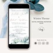 Mountains Themed Wedding Invitation Evite