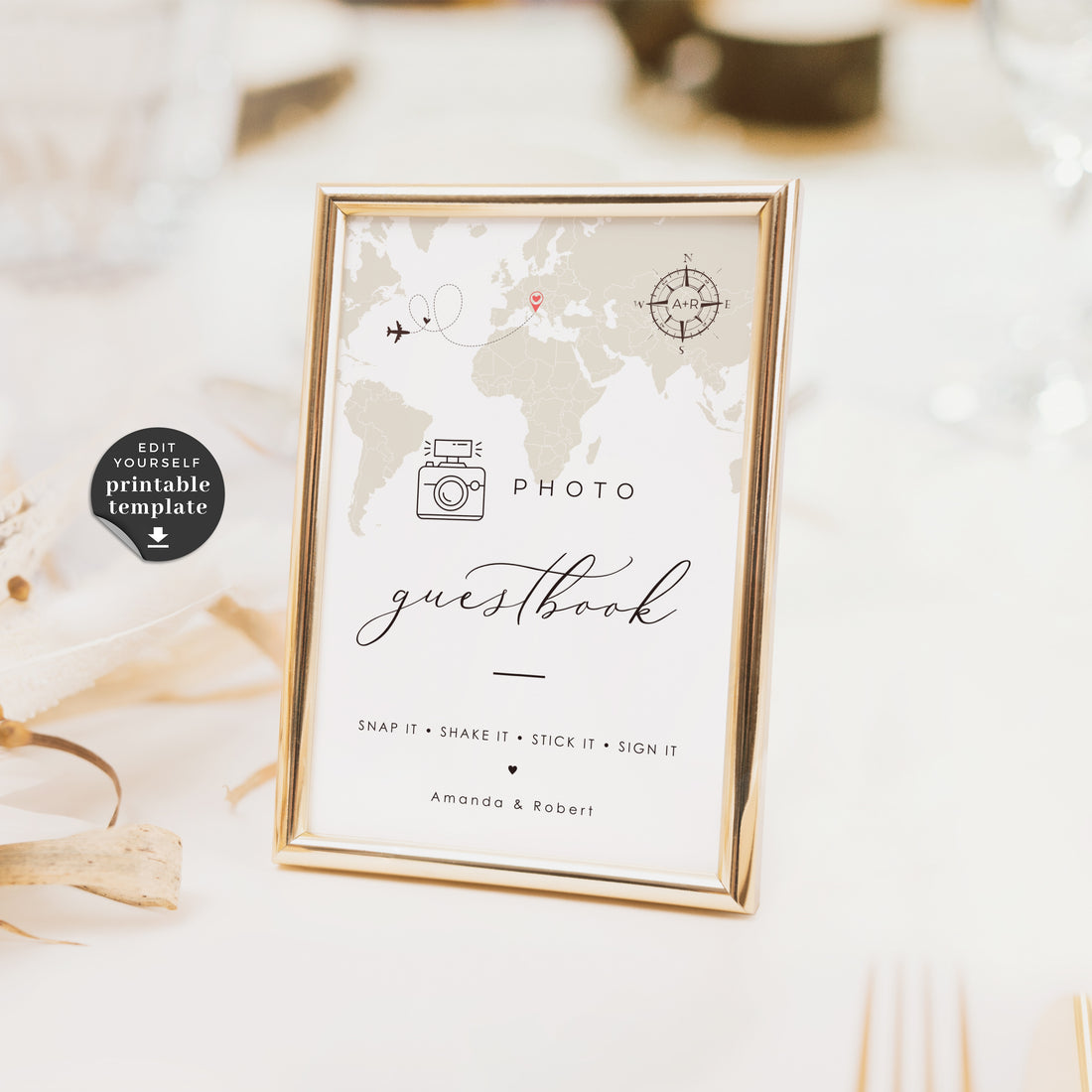 Sofia | Photo Guest Book Sign Printable