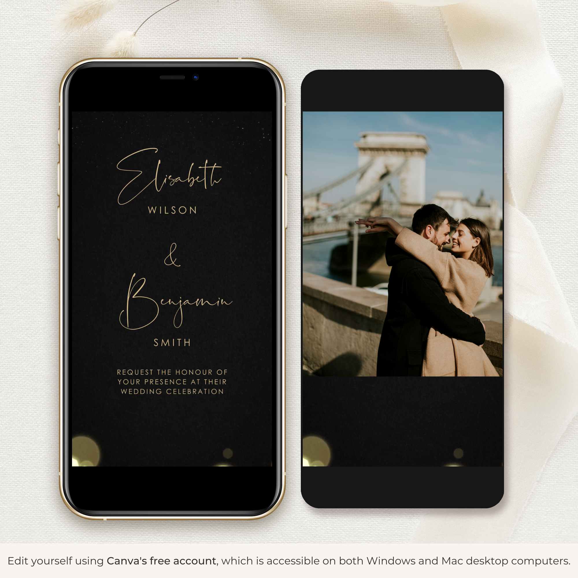 ANITA Animated Wedding Invitation Video Template