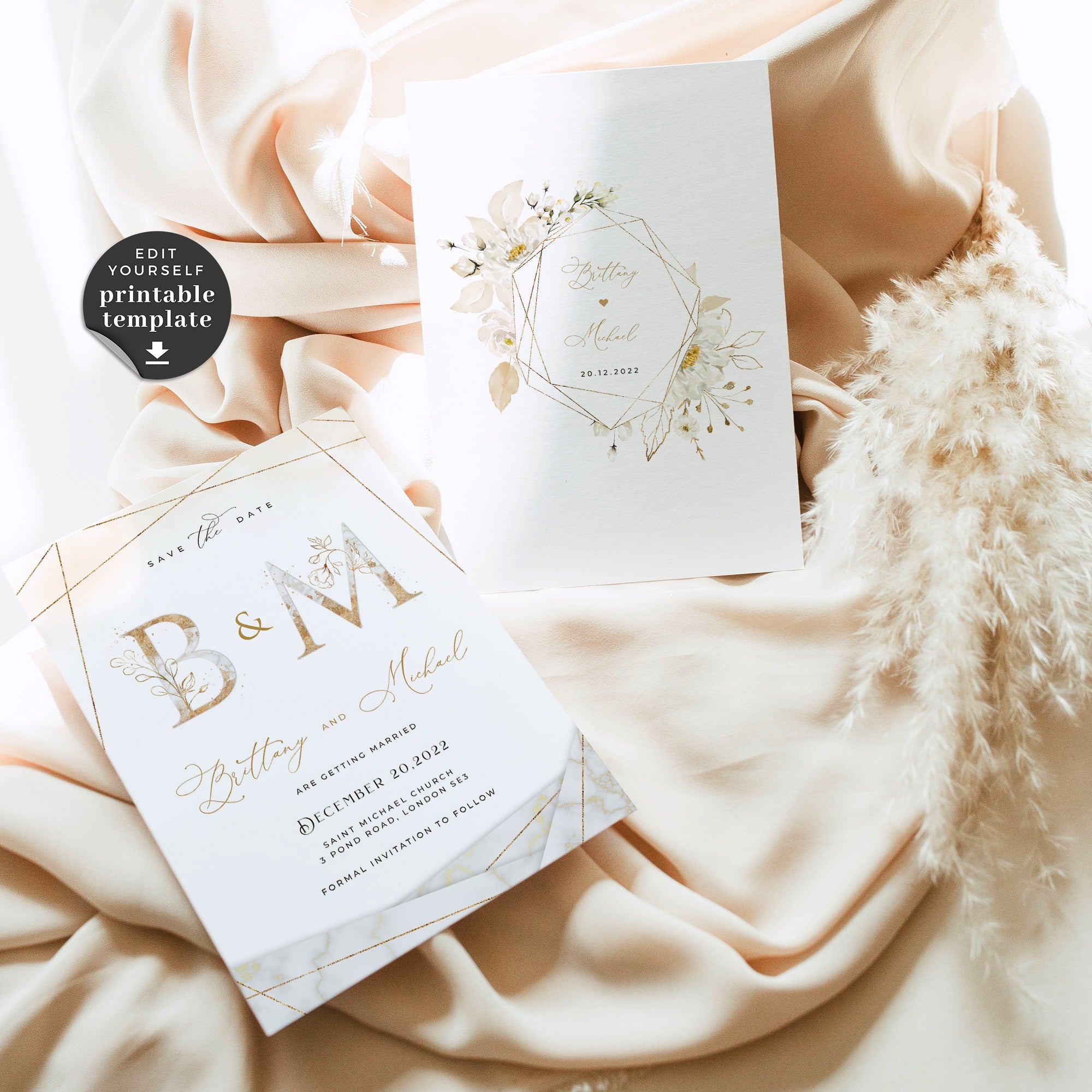 Dora | Save The Date Invitation Template
