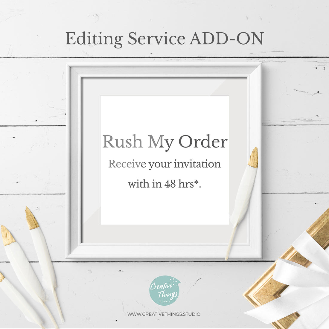 Rush My Order - 2 Days Delivery Time