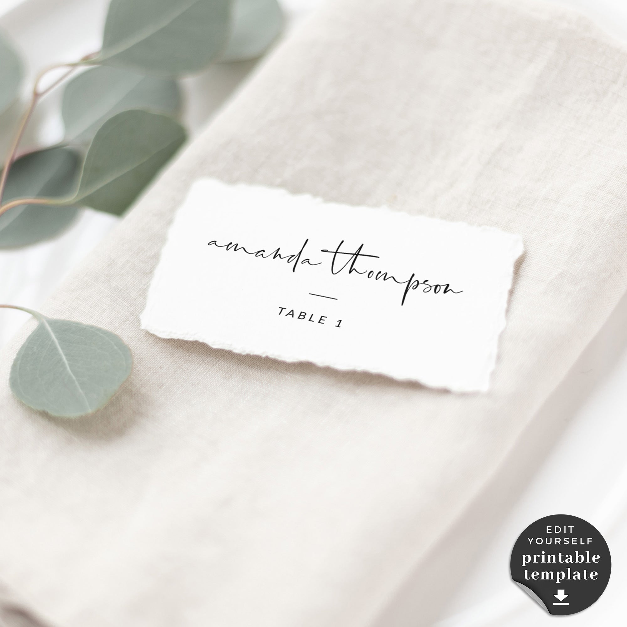 Giulia | Printable Wedding Place Cards