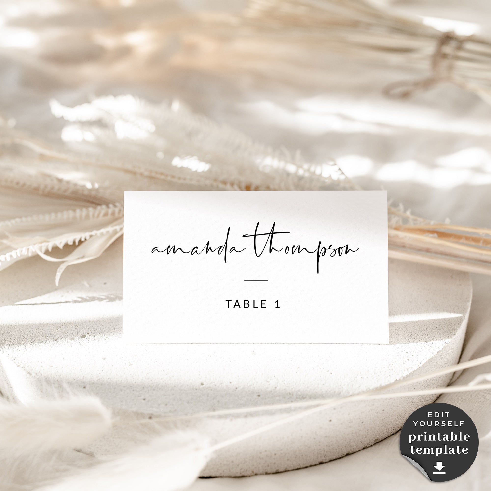 Giulia | Printable Wedding Place Cards