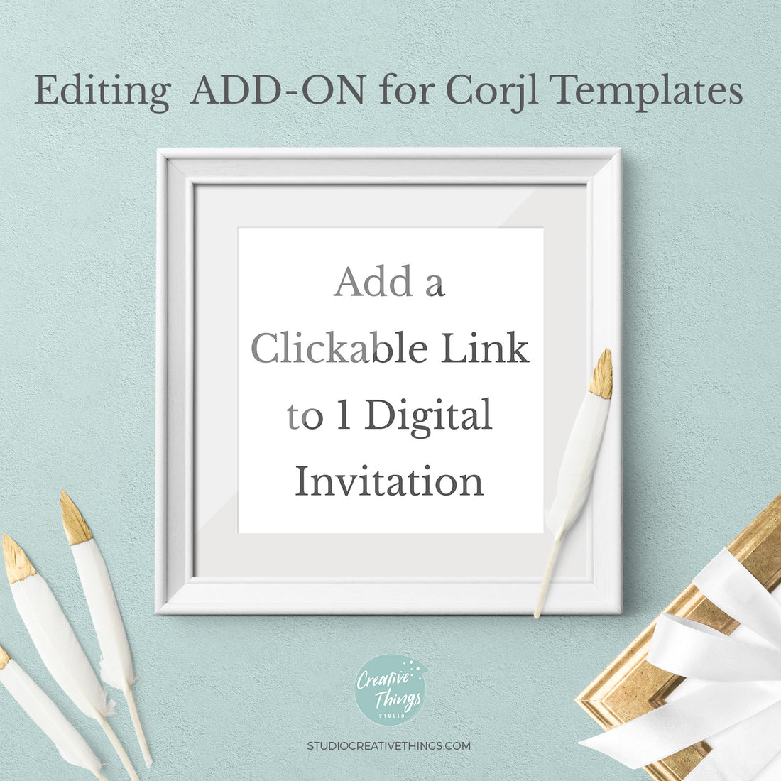 Add a clickable link to one digital invite