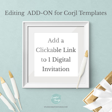Add a clickable link to one digital invite