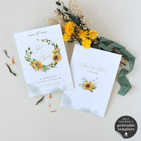 Marisol | Sunflowers Save the Date Template