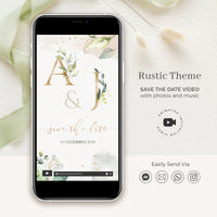 Flora | Rustic Save the Date Video