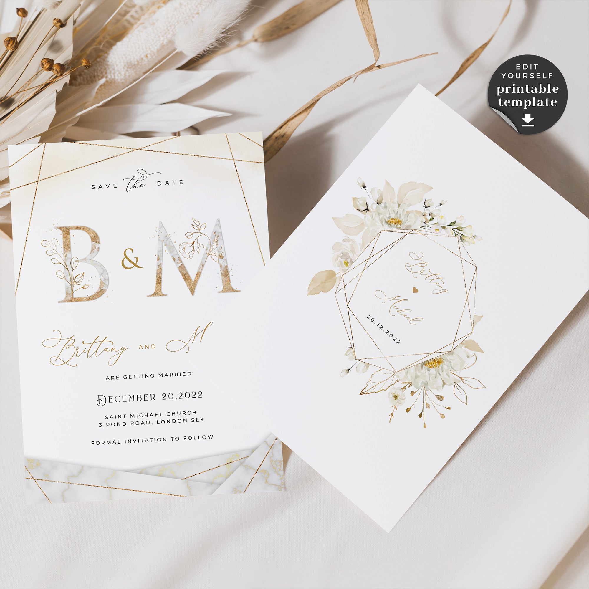 Dora | Save The Date Invitation Template