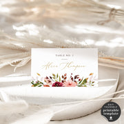 Ambra | Wedding Place Cards Template