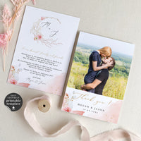 Fiorella | Wedding Thank You cards Template