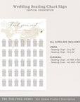 SOFIA Guest Seating Chart Wedding Template