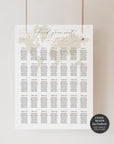 SOFIA Guest Seating Chart Wedding Template