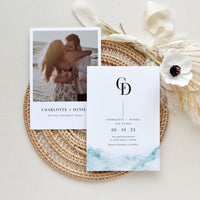 Chiara | Beach Wedding Save the Date Template