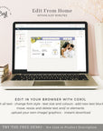 Mediterranean Theme Boarding Pass Save the Date Template