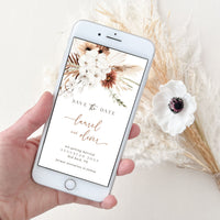 LAUREL Boho Wedding Save the Date Electronic