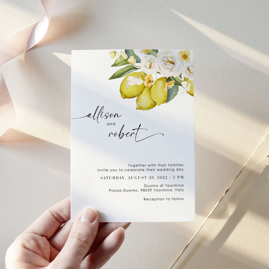 Amelia | Summer Wedding Invite Template
