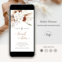 LAUREL Boho Wedding Save the Date Electronic