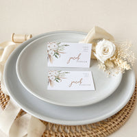 LAUREL Boho Wedding Place Cards Template