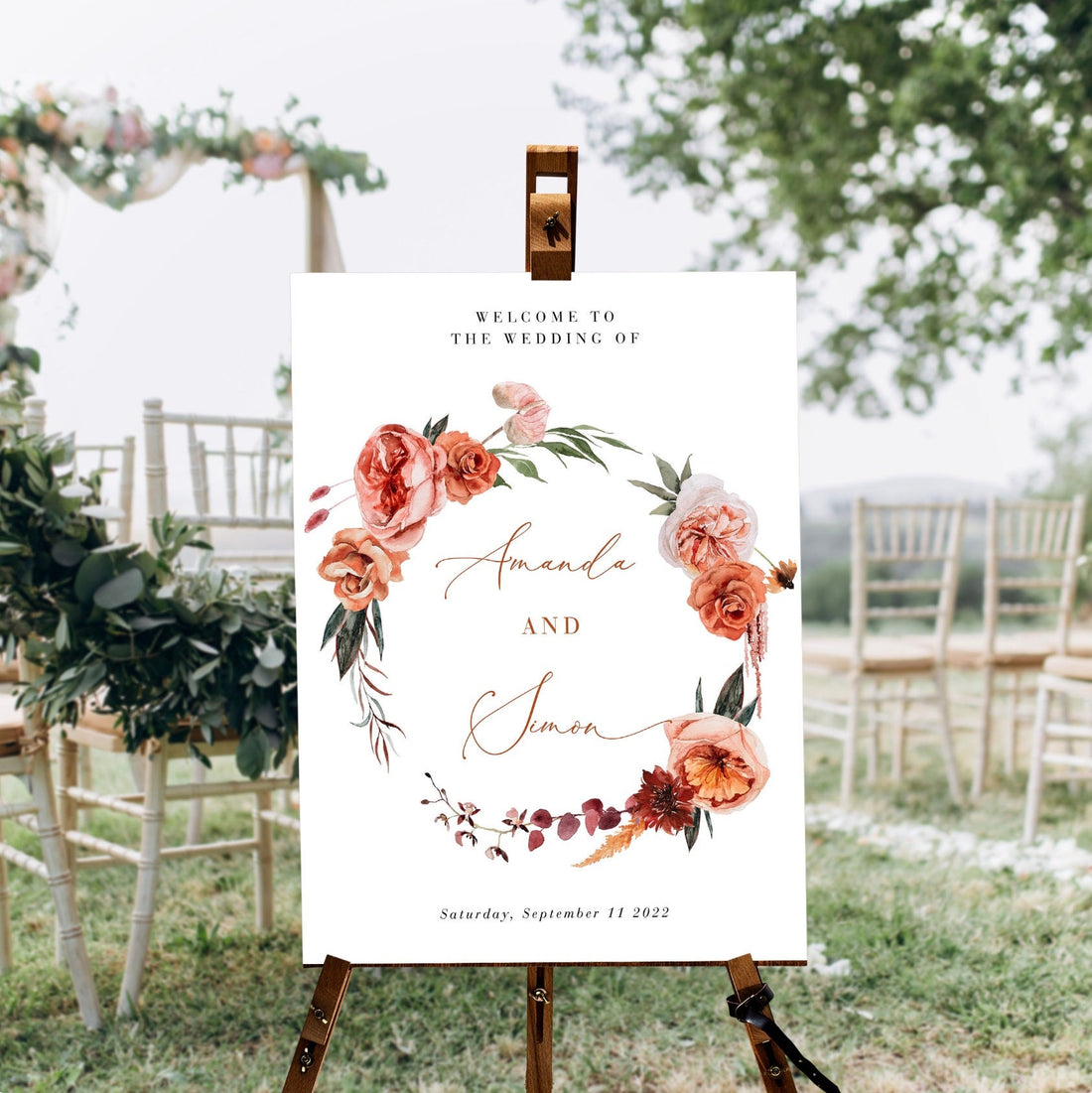 SCARLETT Boho Wedding Welcome Sign Template scarlett-boho-wedding-welcome-sign-template