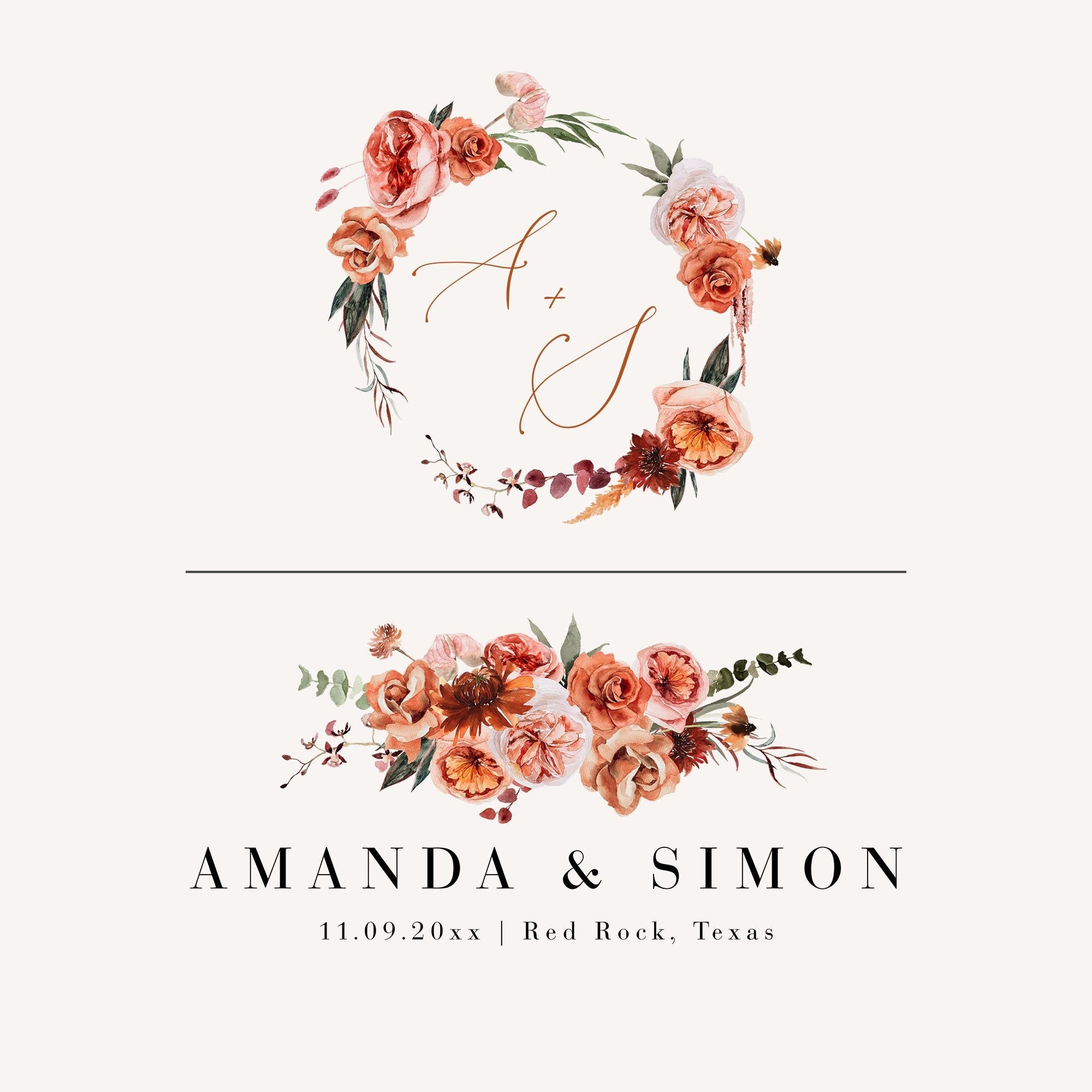 Wedding Monogram Designs In Houston Elegant Dusty Blue Laser Cut Warps