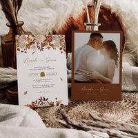 MARIGOLD Printable Wedding Invitation Fall Theme