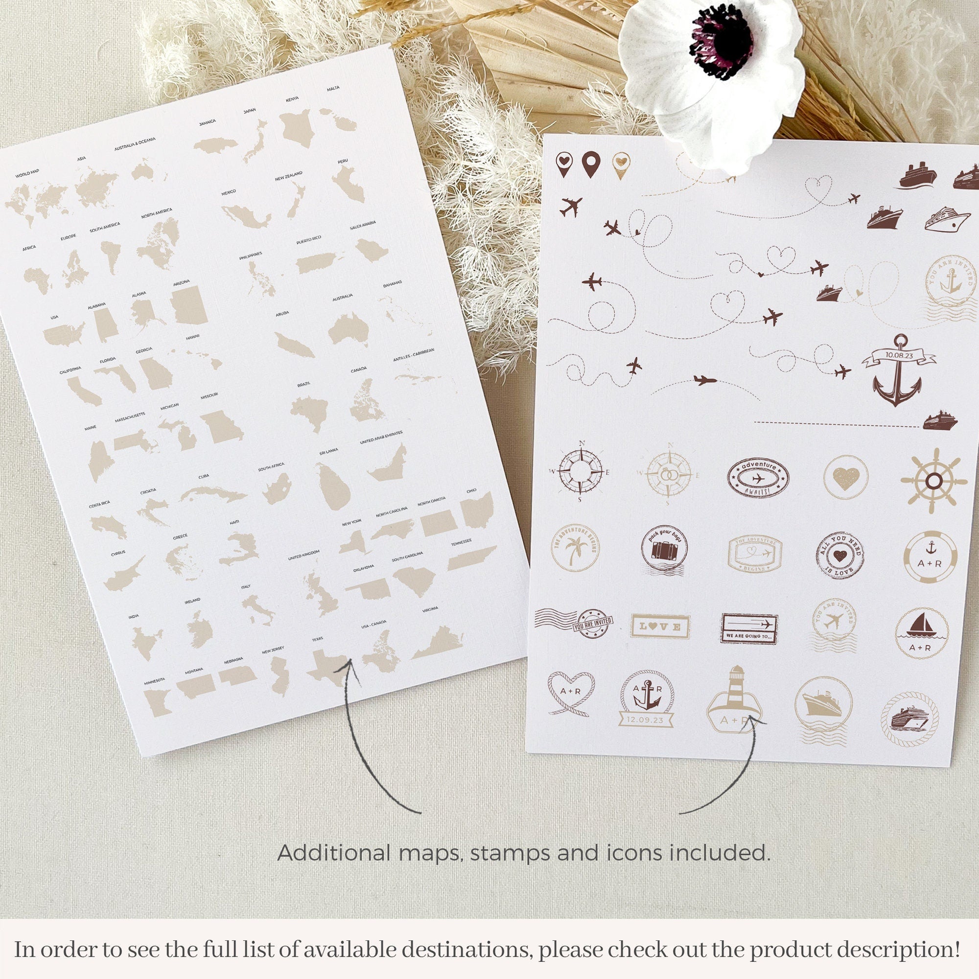 SOFIA Alphabetical Seating Chart Wedding Template