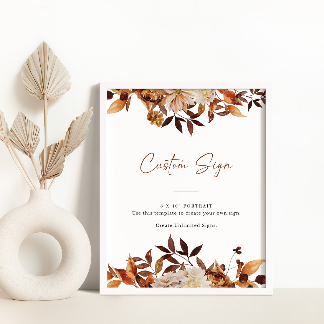 MARIGOLD Printable Wedding Table Sign