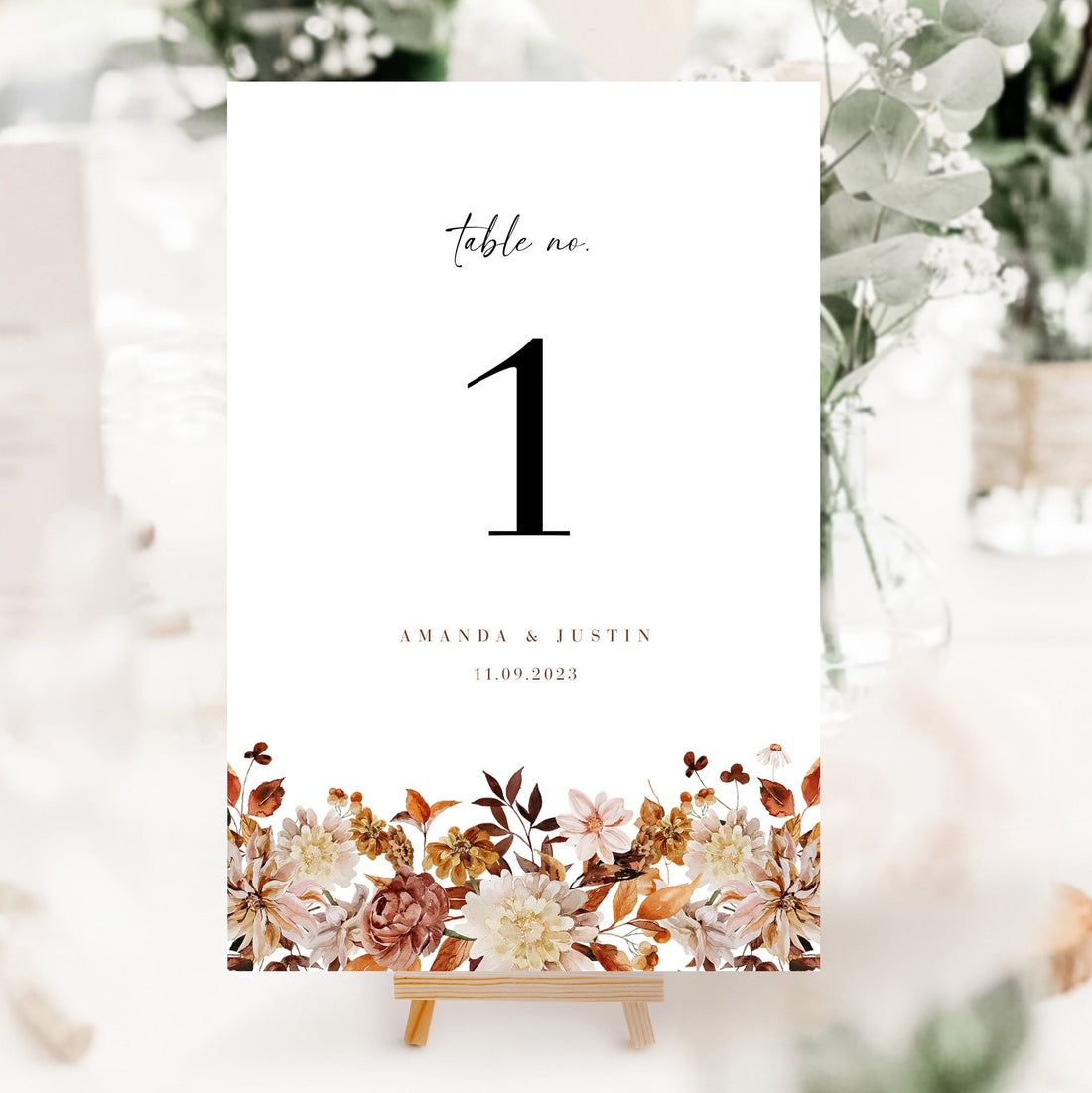 MARIGOLD Fall Wedding Table Numbers Diy marigold-fall-wedding-table-numbers-diy