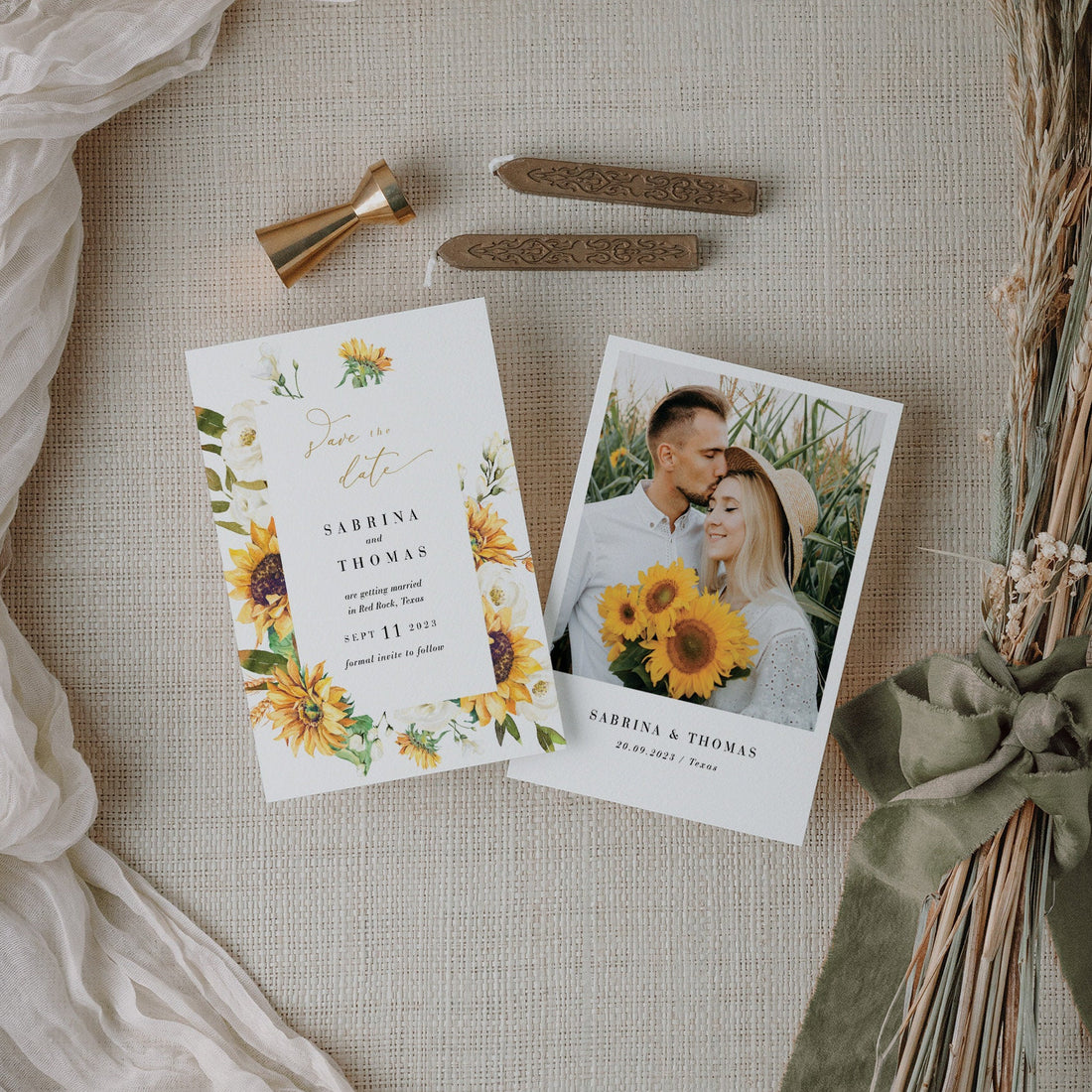 MARISOL Floral Save the Date Template