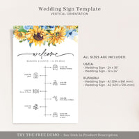 IVY Wedding Welcome and Order of The Day Sign