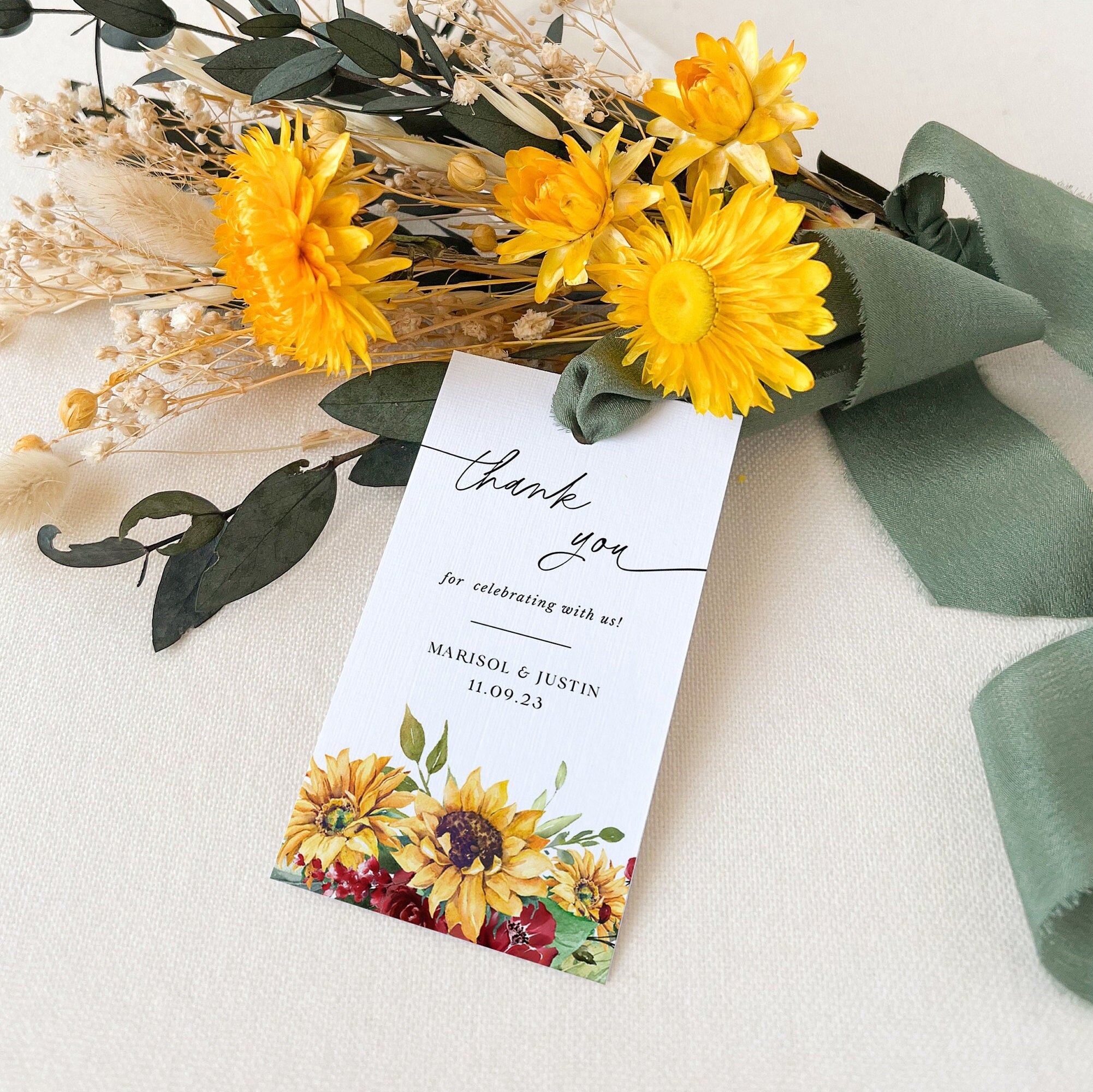 RUBY Rustic Wedding Thank You Tags Template – Creative Things Studio