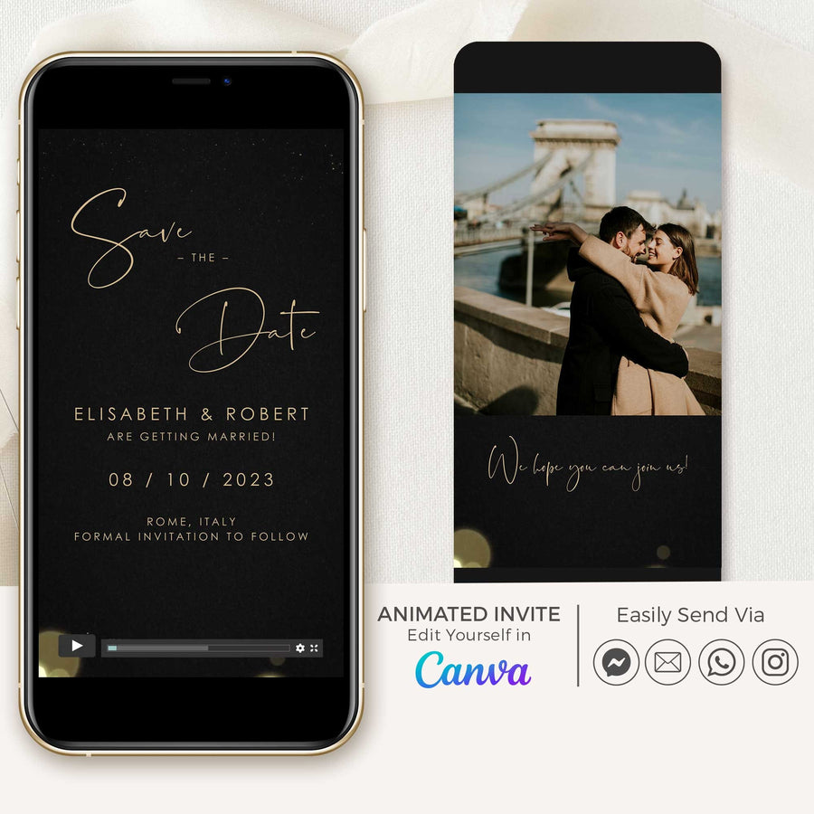 ANITA Animated Save the Date Video Template