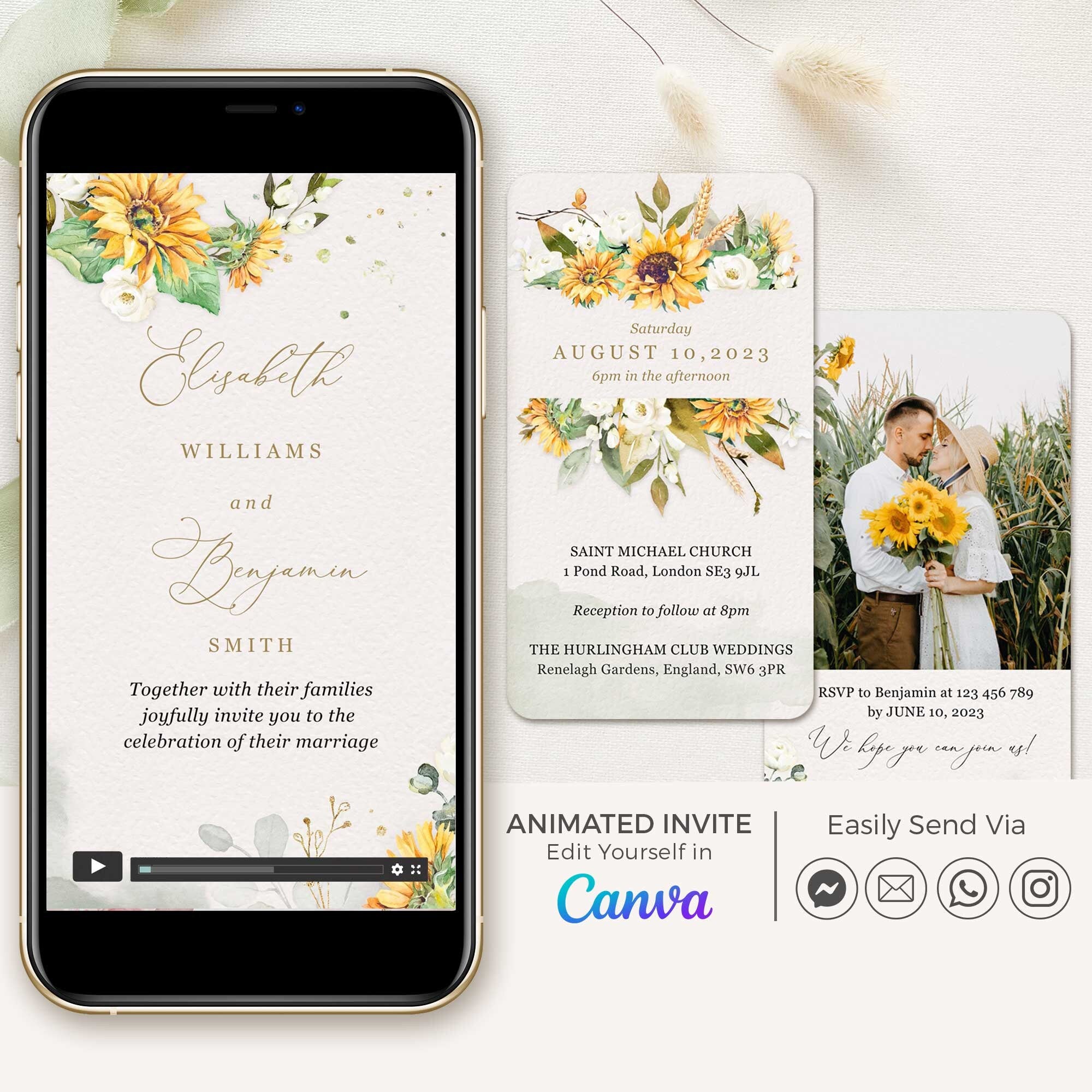 MARISOL Wedding Invitation Video Template