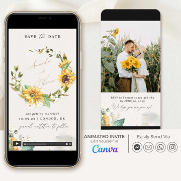 MARISOL Animated Save the Date Video Template